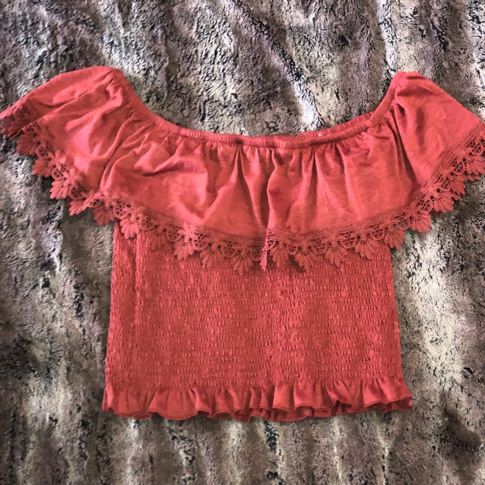 Rust blouse BNWOT